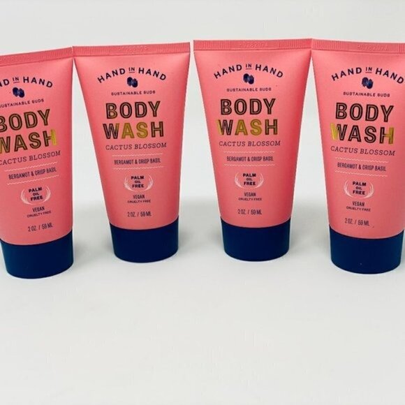 4 pk HAND in HAND Body Wash- 2 oz each - Picture 2 of 2